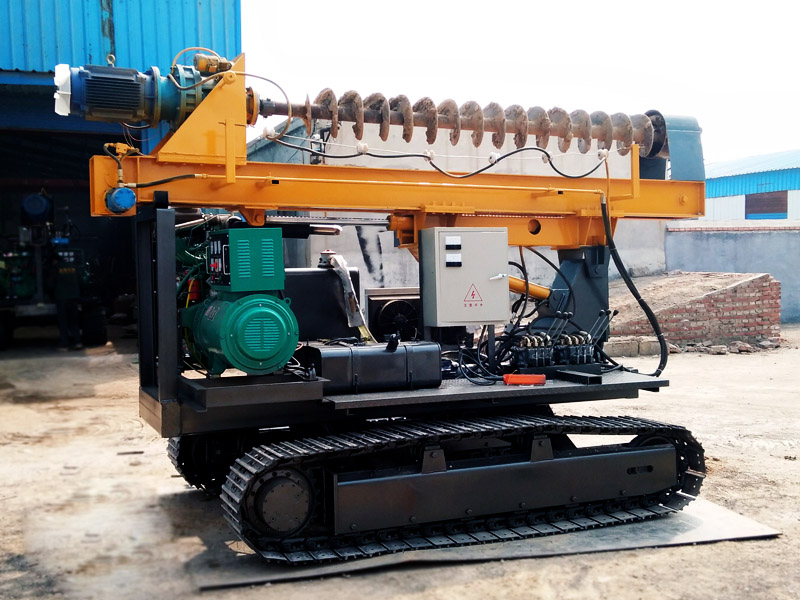履帶光伏打樁機(jī)
