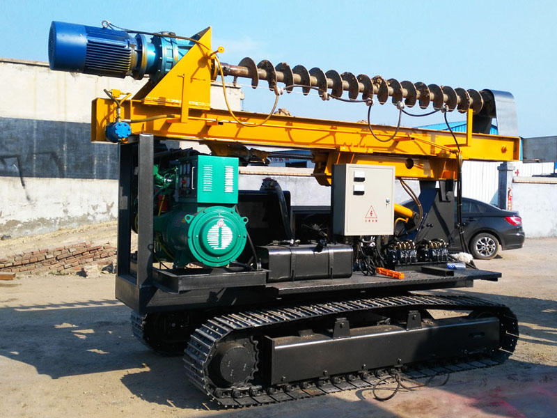 履帶光伏打樁機(jī)