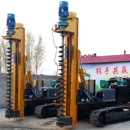 履帶光伏打樁機(jī)