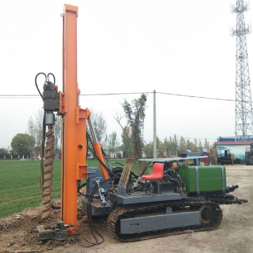 履帶光伏打樁機(jī)